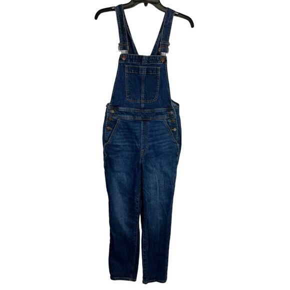 J. Crew Denim Overalls blue dark wash -XS - Picture 1 of 12